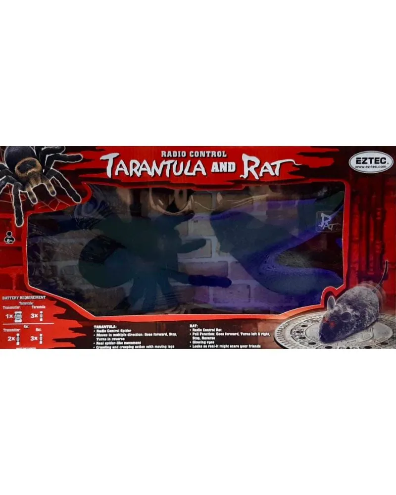 19472 eztec tarantula rc spider indoor