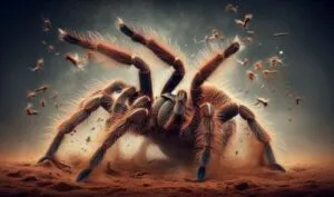 19499 rose hair tarantula abdomen