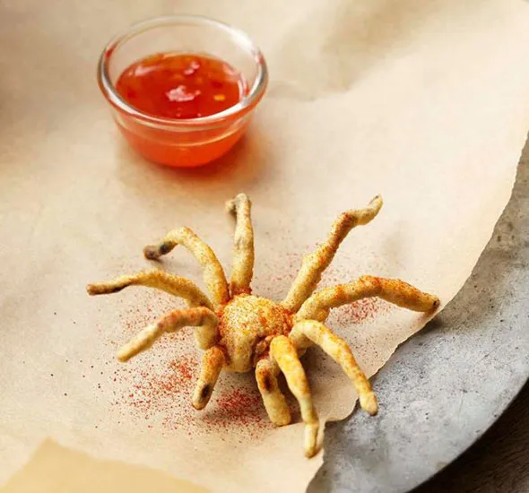 19576 cooking freeze dried tarantula