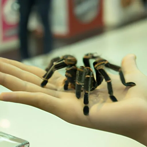 19616 tarantula feeding