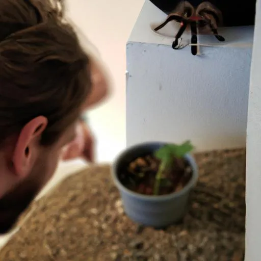 19635 curly hair tarantula defense